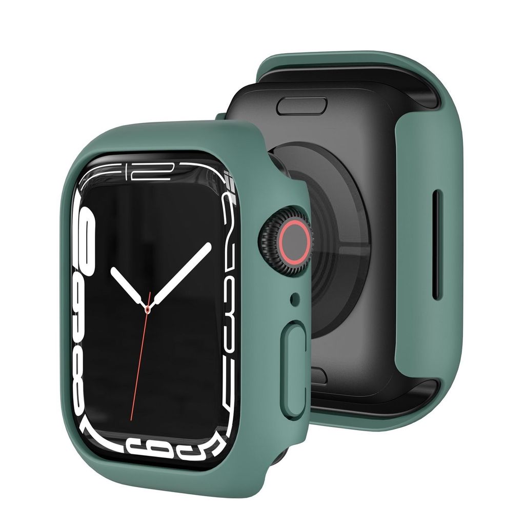 Für Apple Watch Serie 9 / 8 / 7 45mm Schock TPU Silikon Hülle Cover Tasche