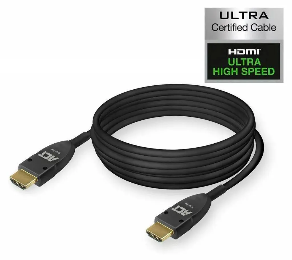 Câble HDMI 8K 20m Longue Distance ACT - Idéal Home Cinéma et Gaming