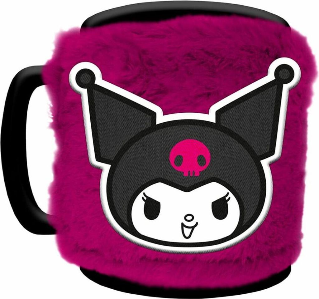 Pyramid Kubek Hello Kitty Kuromi 440ml z pokrywką misia - Premium MUG