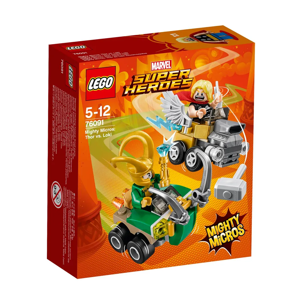 LEGO Marvel Super Heroes 76091 Mighty Micros : Thor vs. Loki Jouet