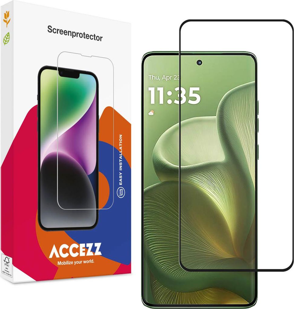 Accezz Hard Glass Screen Protector for Motorola Edge 60 Pro Image du produit 