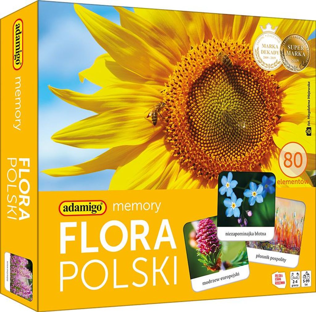 Memory-Spiel ADAMIGO Flora Polski 07851