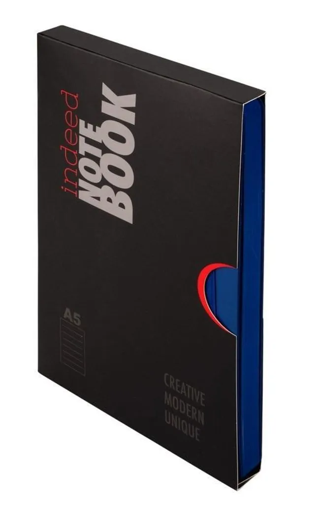 Offerta Taccuino A5 Indeed Blu Navy - Quaderno a Righe Alta Qualità