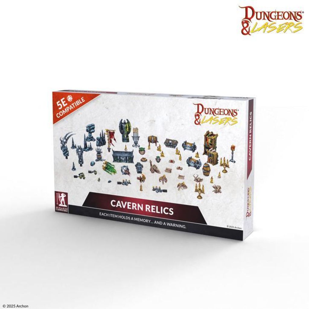 Donjons & Lasers - Ensemble de Reliques des Cavernes Image du produit 