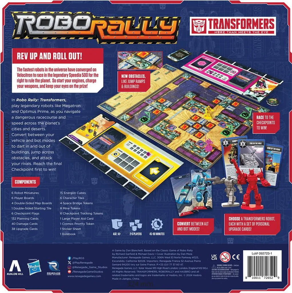 Robo Rally Transformers : Course Robotique Tactique - Édition Anglaise - 3