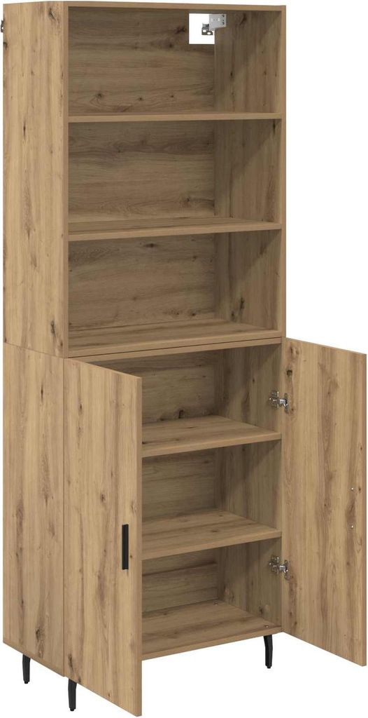Highboard Artisan-Eiche 69,5 x 34 x 180 cm