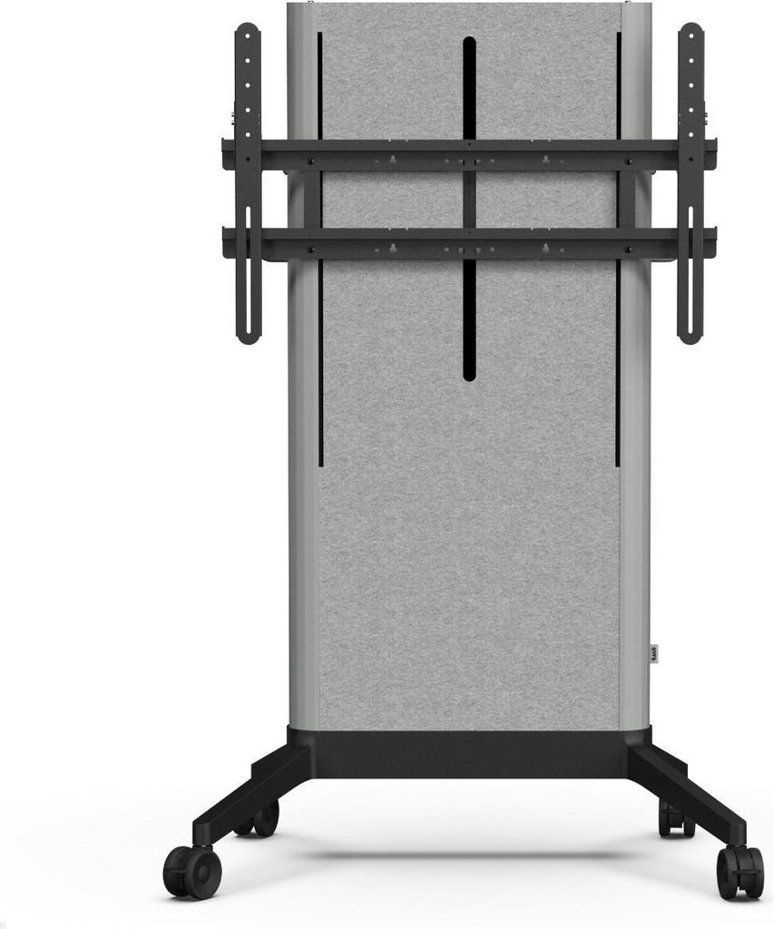 SMS 16-010-9S mobile Displayhalterung, für 98'' Displays, Filz Cover, grau