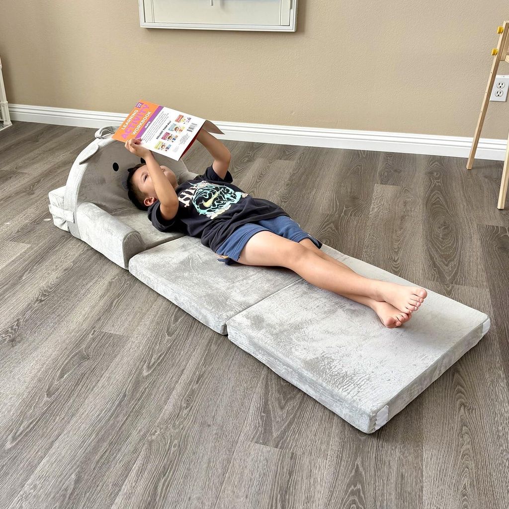 Solidchoice – Klappbarer Kinderstuhl, der als Bett dient