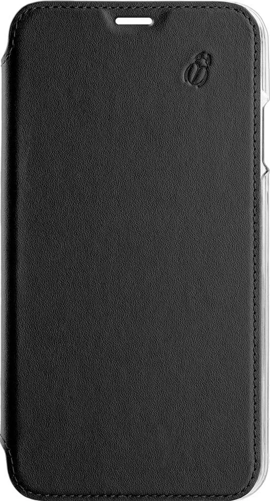 BEETLECASE iPhone 12/12 Pro Cover in Pelle e Cristallo - Nero Premium