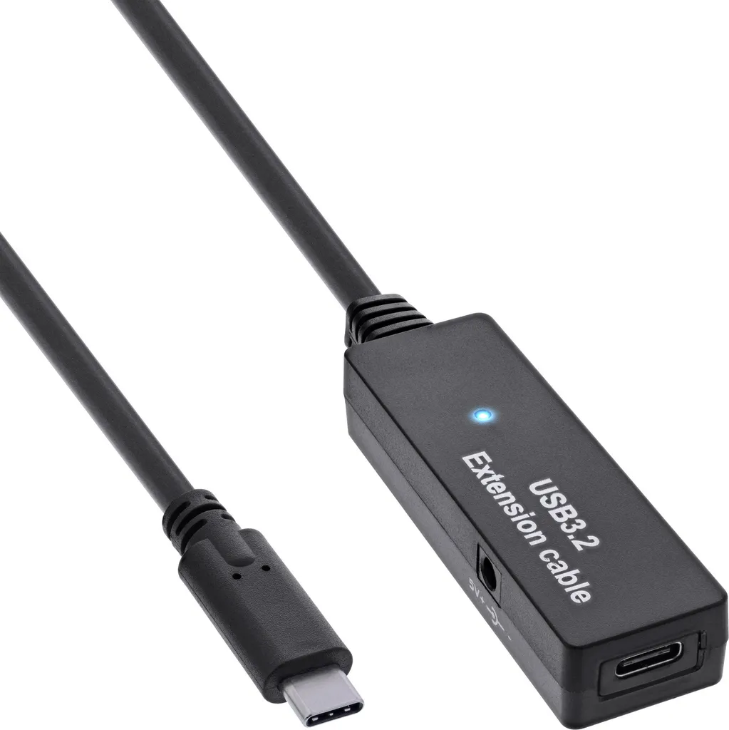 Extension USB-C 5m pour Caméra et Disque Dur USB 3.2 Gen.1 Actif Pro