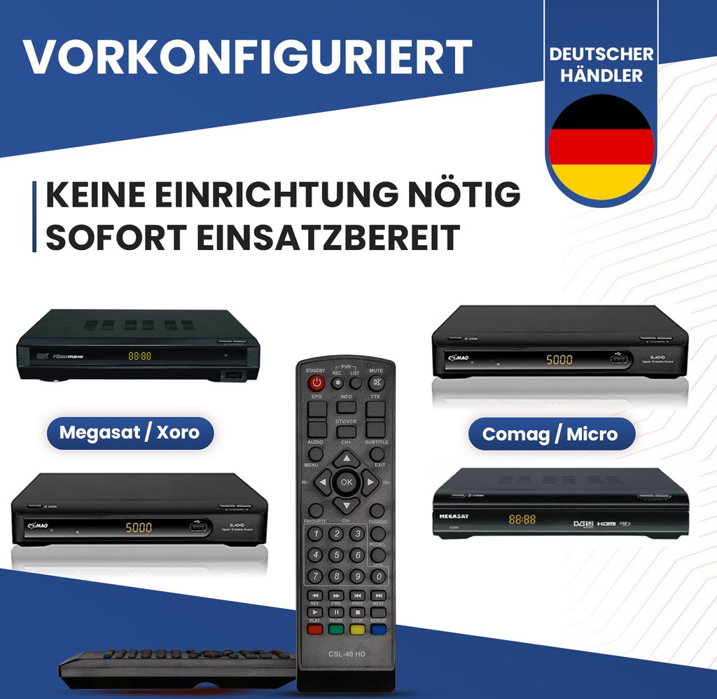 Comag Hd 25 Sender Manuell Einstellen Dakana Fernbedienung für COMAG M01 SL40 HD 25 | Kaufland.de