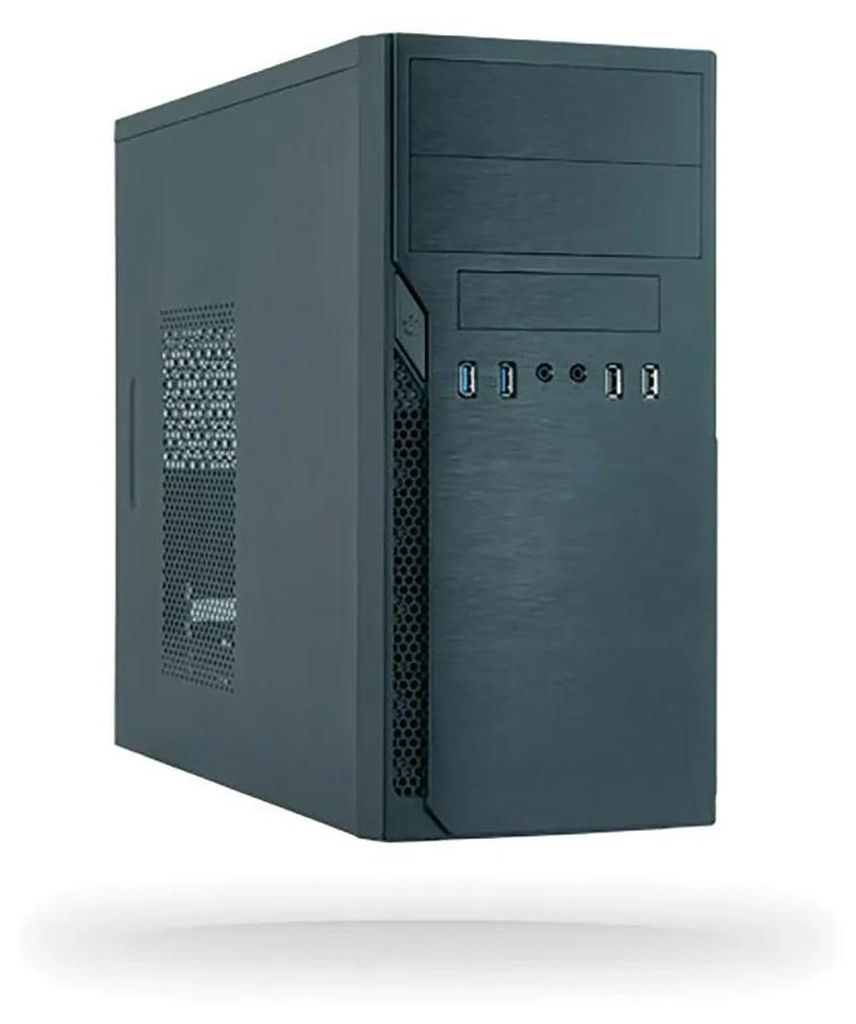 Chieftec ATX mini-tour alu brossé SECC, Tower, PC, Schwarz, micro ATX, SECC, 14 cm
