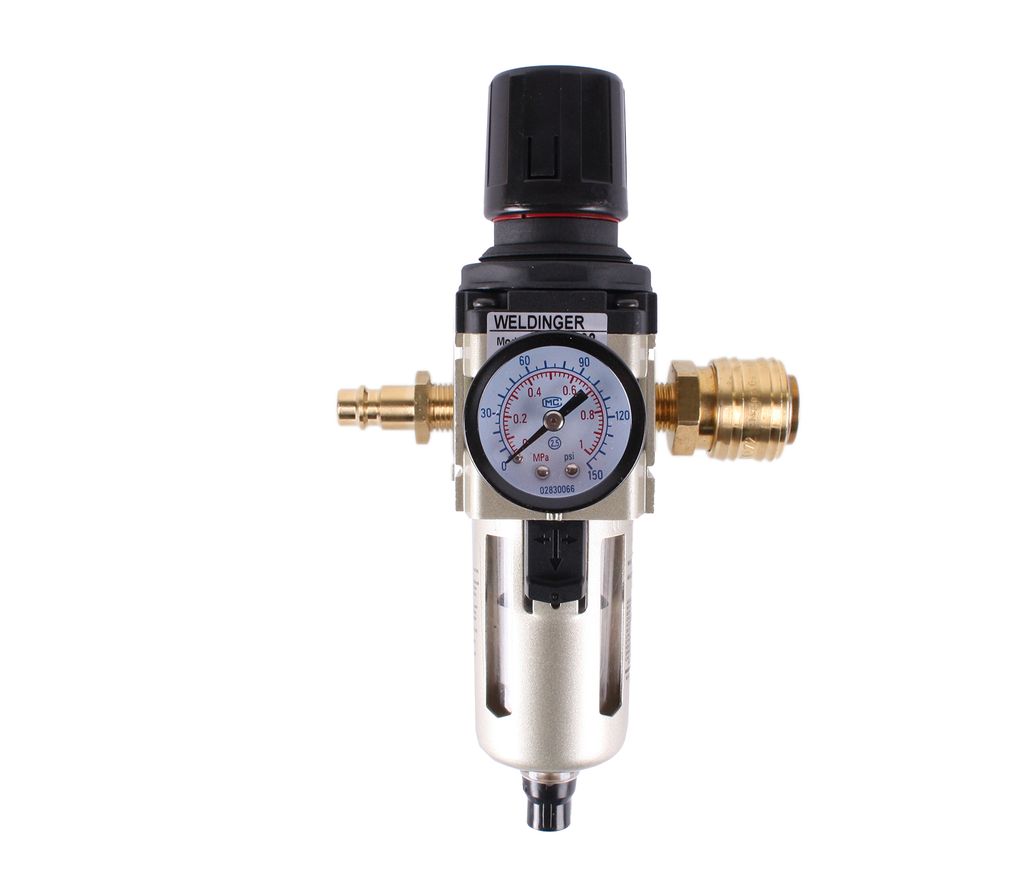 Filter-Und-Manometer Und Wasserabscheider 1/4" Druckluftregler Druckminderer 