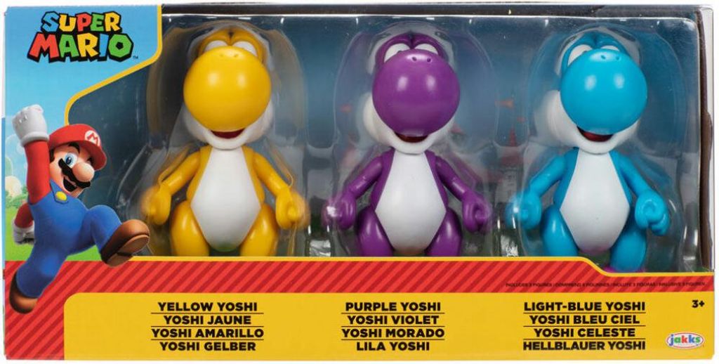 Super Mario Bros Yoshi Pack 3 Figuren 10cm Produktbild 