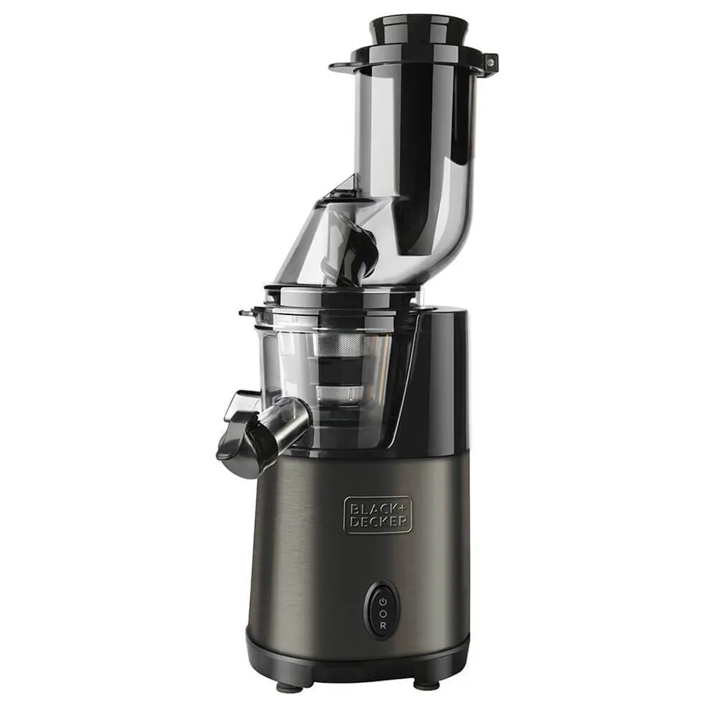 Extracteur de jus Black+Decker BXJE200E 200W - Slow Juicer Noir Performant