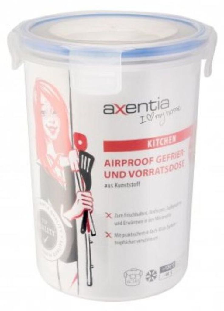 AXENTIA - Ronde, luchtdichte bewaardoos voor voedsel, 1600 Productafbeelding 