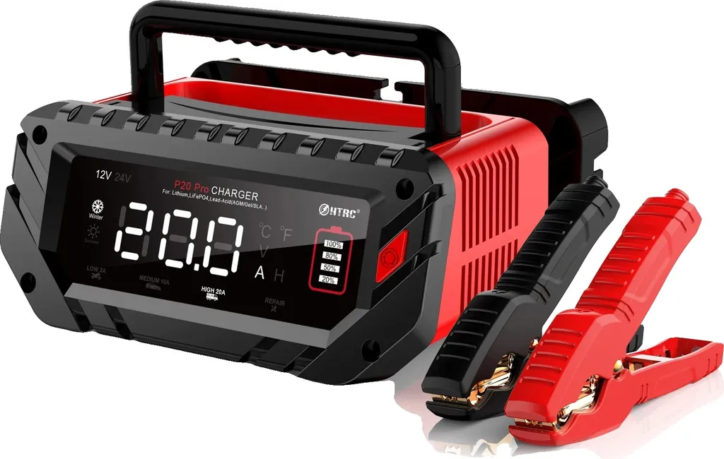 Caricabatterie Professionale 30A 6V/12V/24V | Carica Intelligente e Riparazione