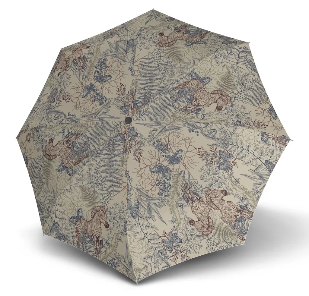 Knirps A.200 Medium Duomatic Parapluie de Poche Savannah Cobalt Compact