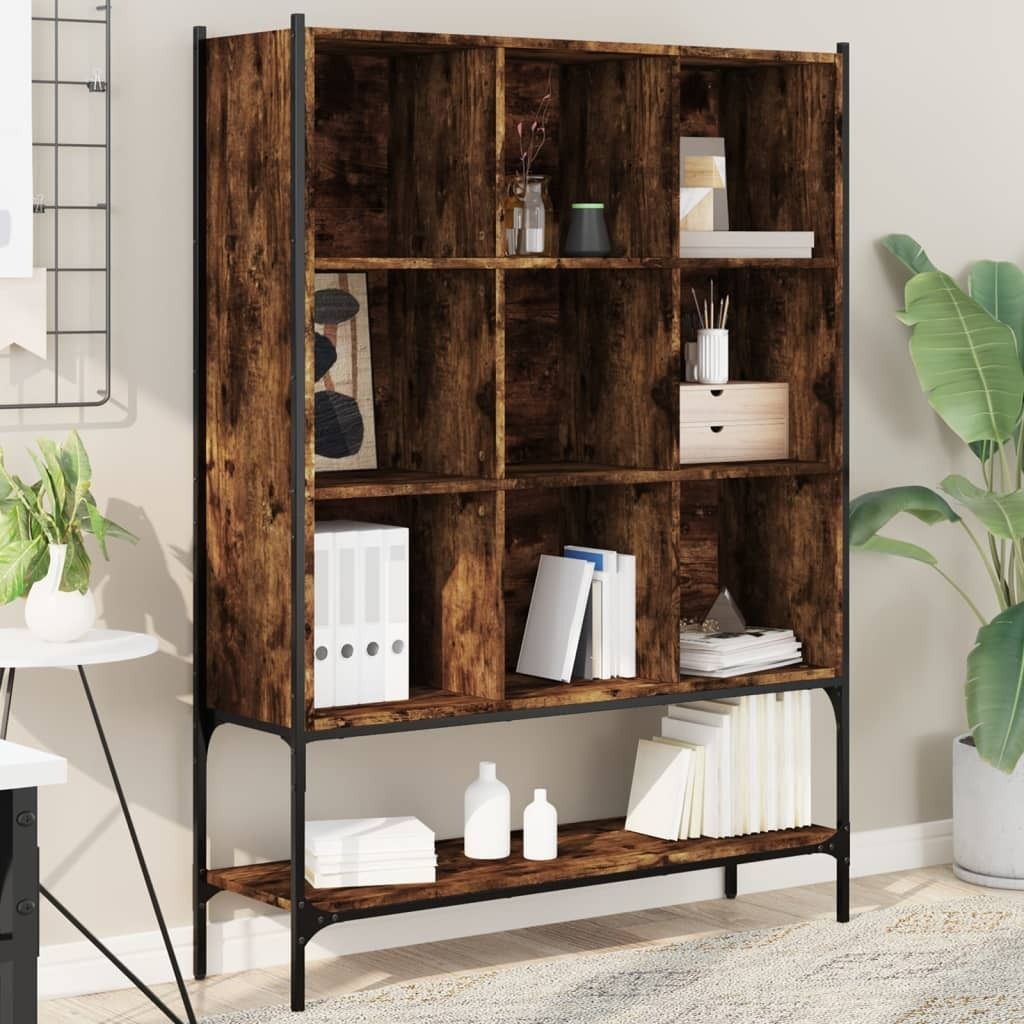 Maison Exclusive - Bücherregal Räuchereiche 102x30x141,5 cm Holzwerkstoff
