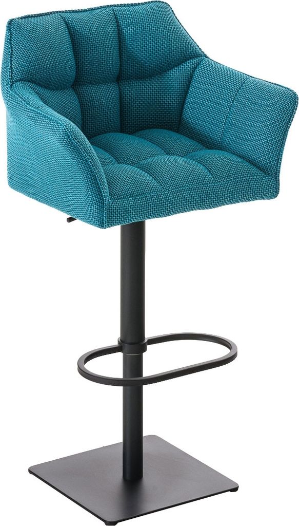 Barhocker HLO-CP1 B Stoff türkis