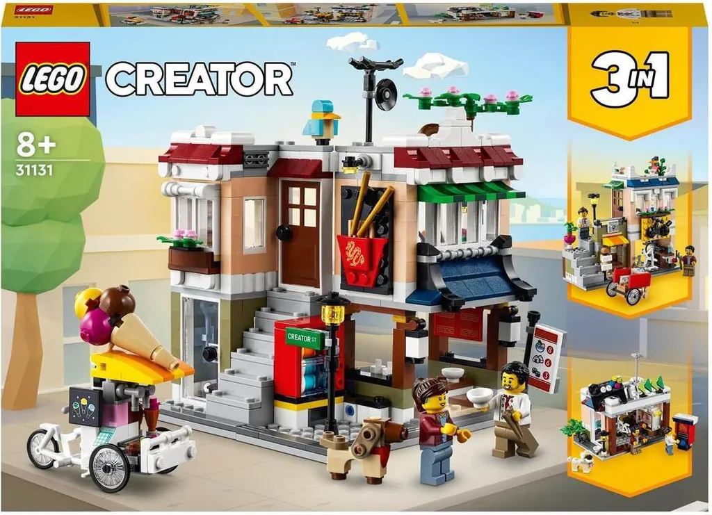 Jouet Créatif 3en1 LEGO 31131 Évitez l'Ennui avec 3 Modèles à Construire