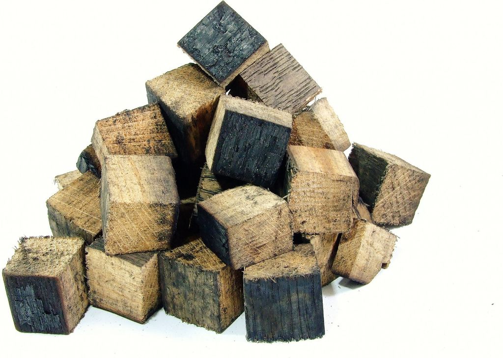 Eichenholzcubes - Bourbon 20g, Eichenholz Chips Holzspäne Produktbild 