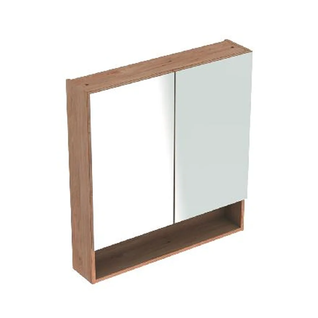 Geberit Selnova Square Armoire de Toilette 501.267.00.1 Noyer Cendré