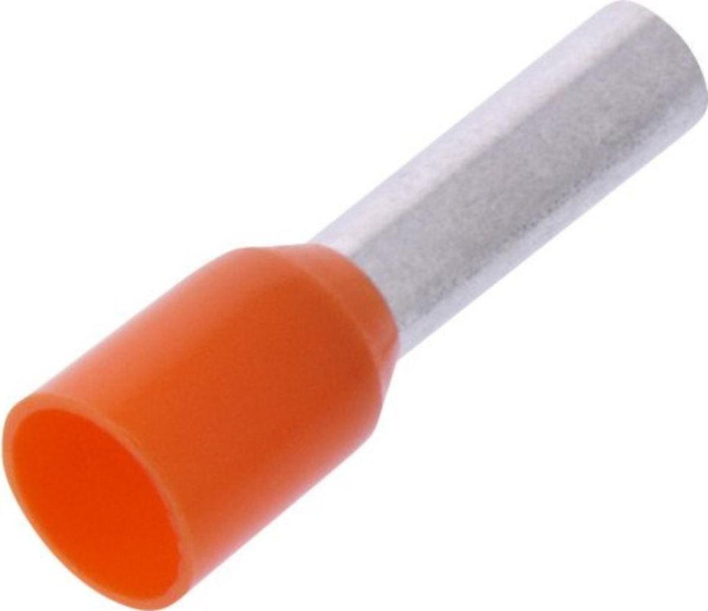 Aderendhülsen mit Kunststoffhülse JMP 4,0x10mm 100 Stück