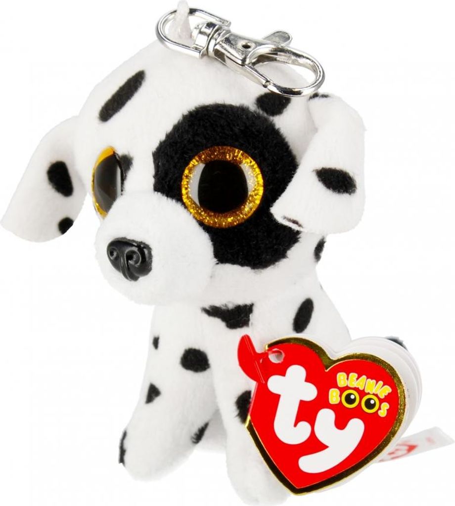 Uroczy brelok pluszak TY Beanie Boos LUTHER - Pies Zdjęcie produktu 