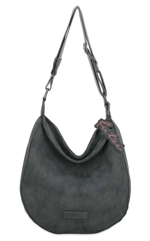 Sac à épaule Fritzi aus Preußen Arty Rub Hobo Soda bleu gris - Chic