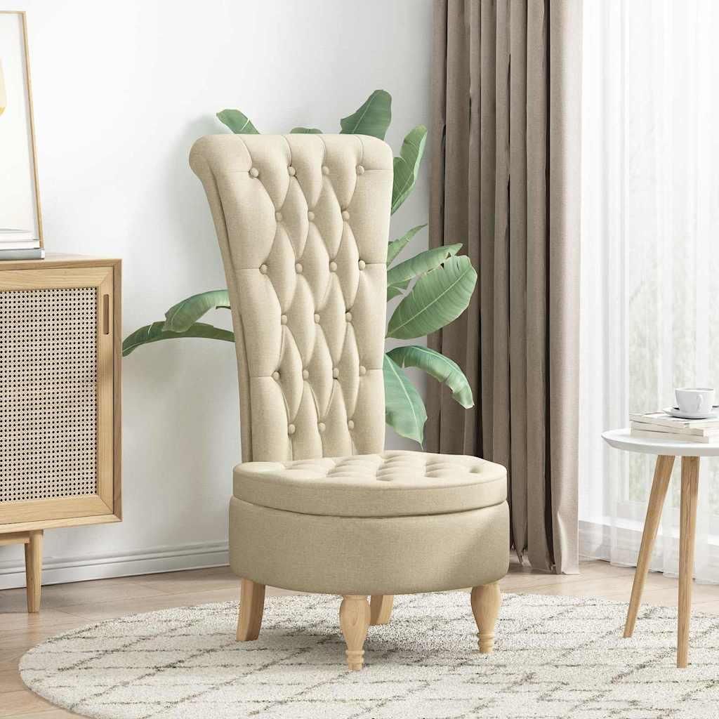 (Robust Möbel) Schlafsessel Creme 56,5 x 70 x 110cm Stoff - CL306110 - Fernseh- & Relaxsessel