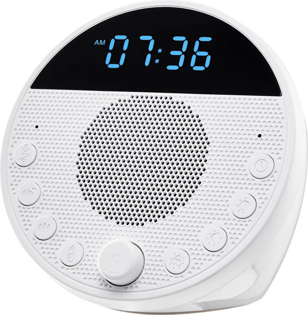 Machine à Bruit Blanc Anti-Insomnie avec Minuterie et Veilleuse de Nuit