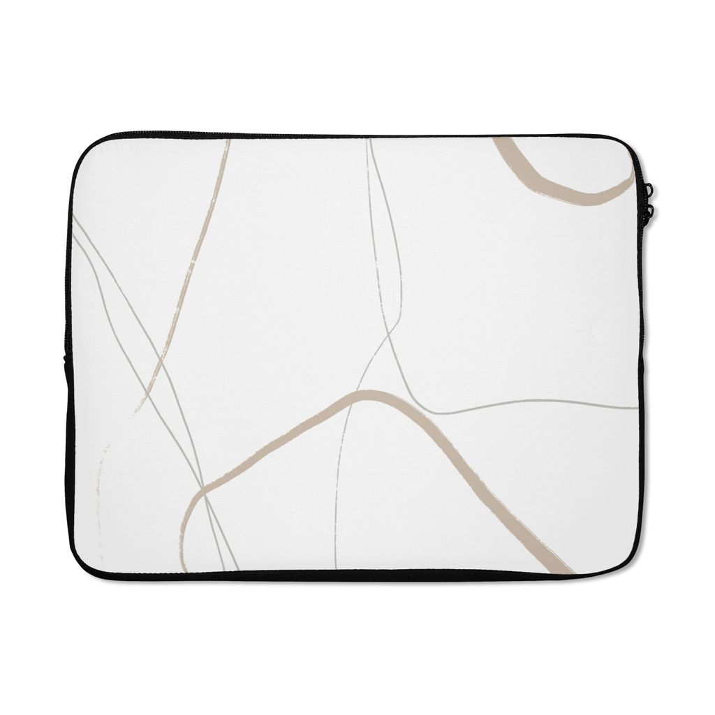 MuchoWow Laptop Hülle 15 Zoll Abstrakt - Minimalismus - Linienkunst Laptoptasche - Laptoptasche - Sleeve - Rundum-Schutz