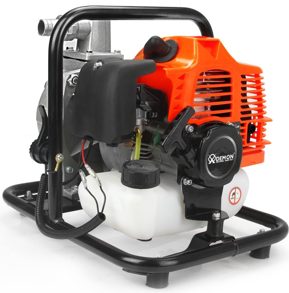 Benzin Wasserpumpe 1''  5,2 PS Gartenpumpe 2-Takt Produktbild 6