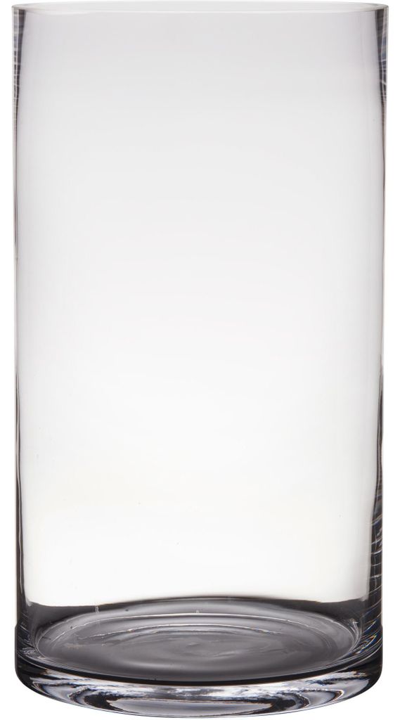 Hatchet Glas Zylinder Vase - transparent - Glas - D25 x 45 Produktbild 