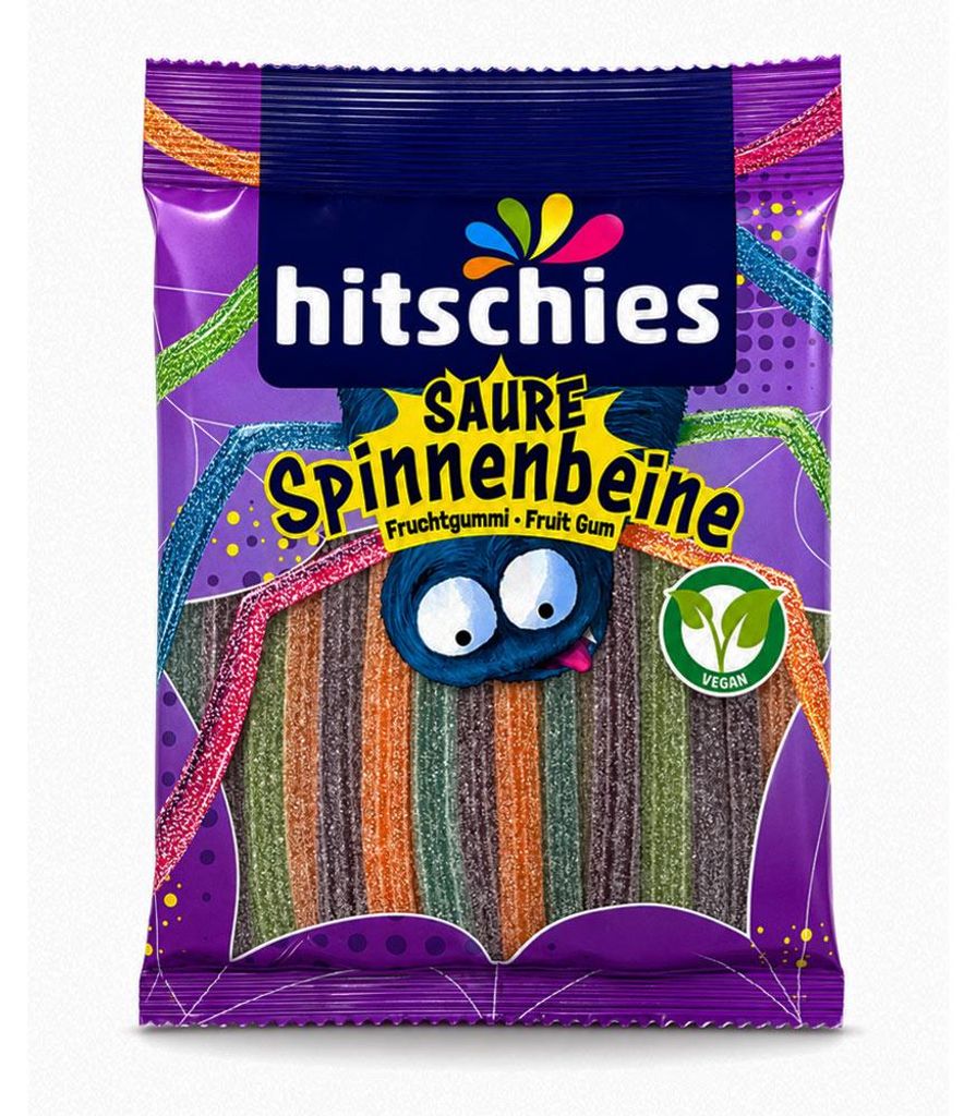 Hitschies pattes d'araignée bâtonnets végétariens de gomme Image du produit 