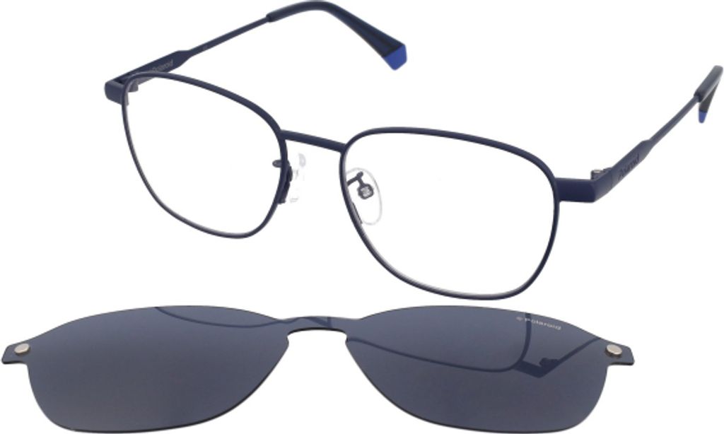 Polaroid sonnenbrille 6119/G/CS cat. 3 quadratisch edelstahl blau