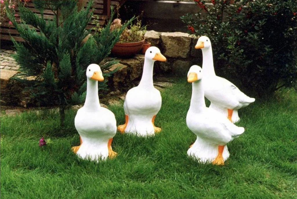 Statue Canard de Jardin Inaltérable - Décoration Extérieure Durable 166