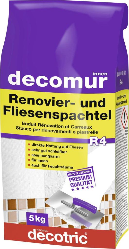 Decotric Decomur Renovier- und Fliesenspachtel R4 15 kg