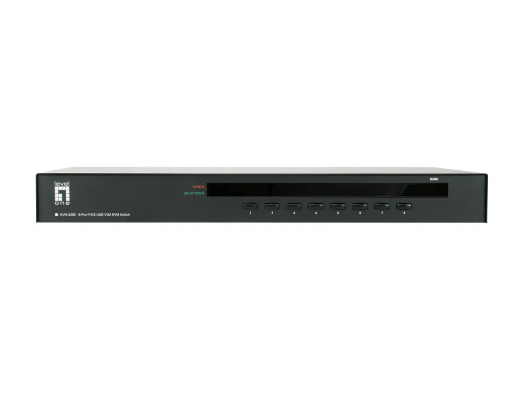 Switch KVM 8 Ports VGA avec Support Double Interface USB PS/2 Combo - 3