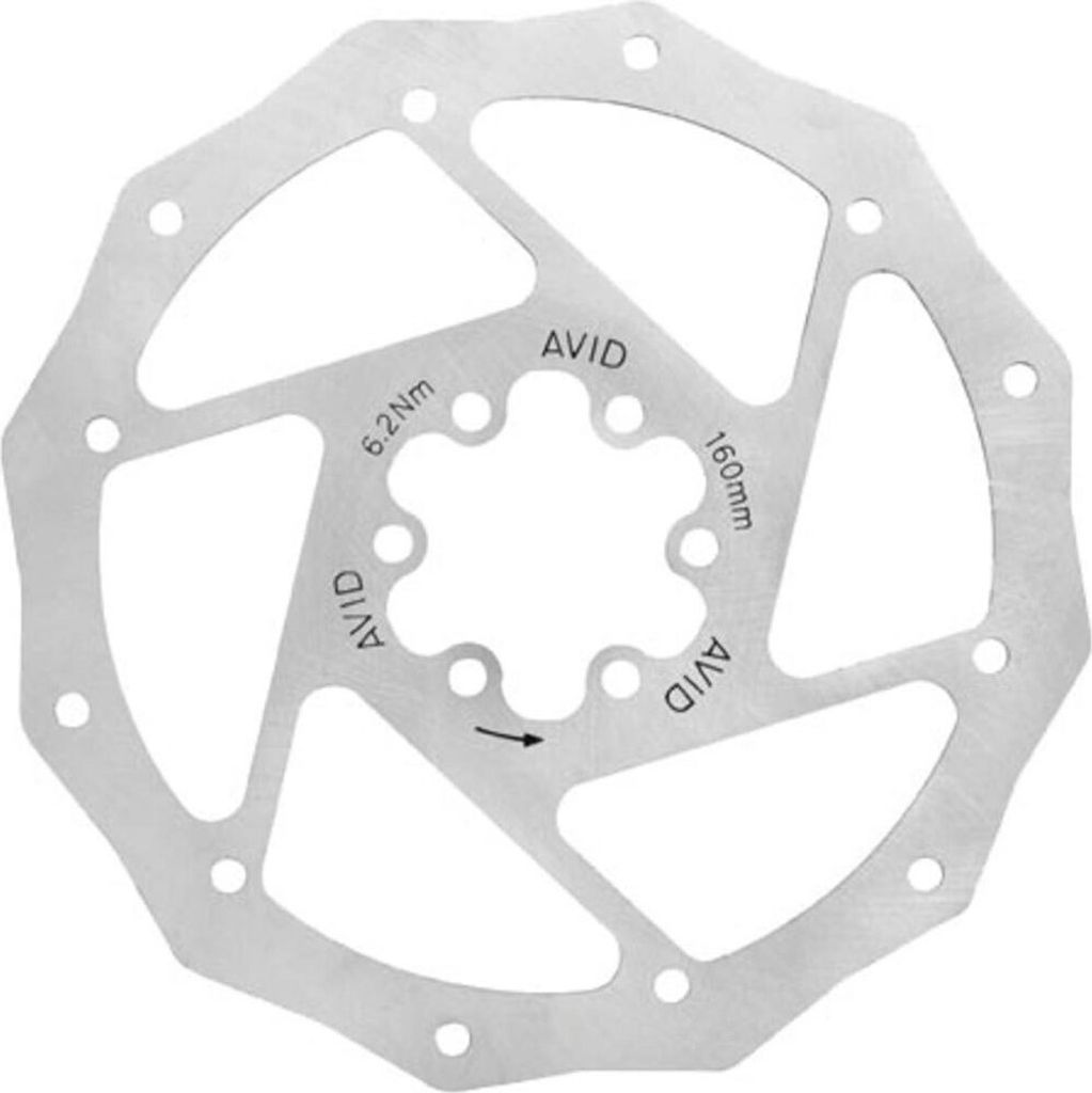 Avid Roundagon Bremsscheibe Silber 140 mm Silber 140 mm