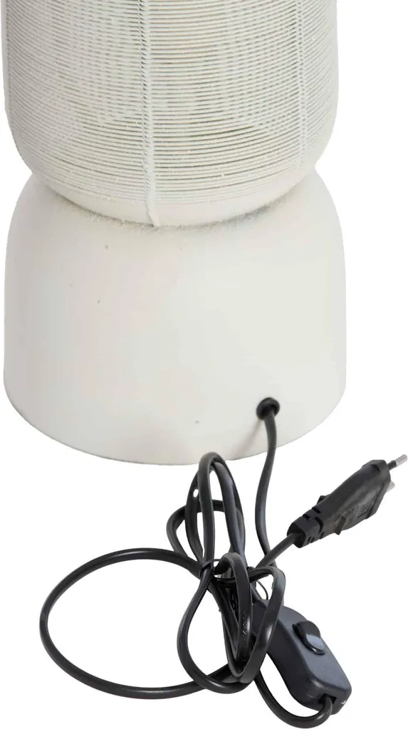 Lampe de table Lezuza en métal beige Light & Living - Design E27 - 6