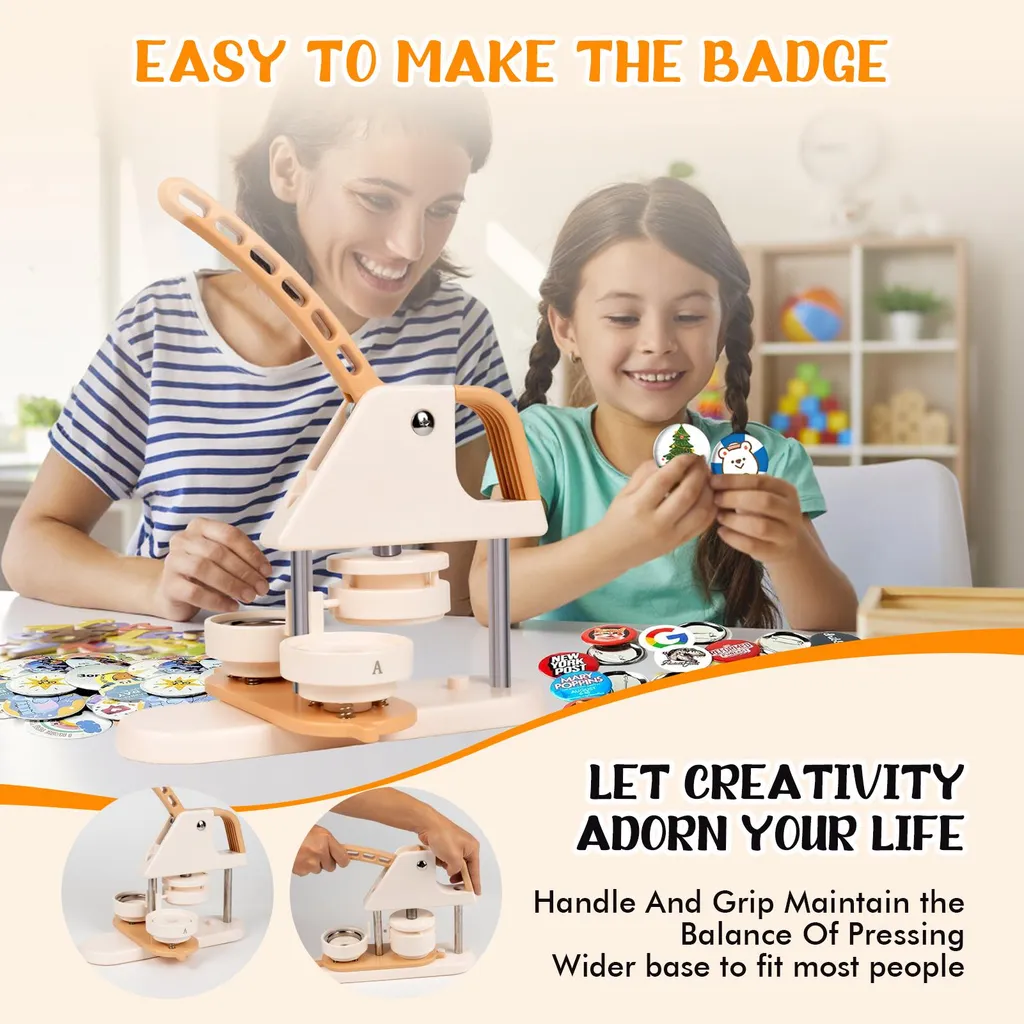Machine badges 58mm facile à utiliser pour réussir vos cadeaux personnalisés
