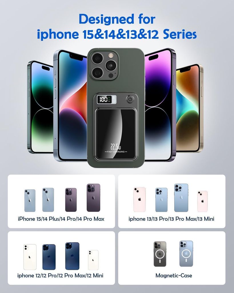 Wireless Power Bank, Kabellose Powerbank, 10000mAh Produktbild 7