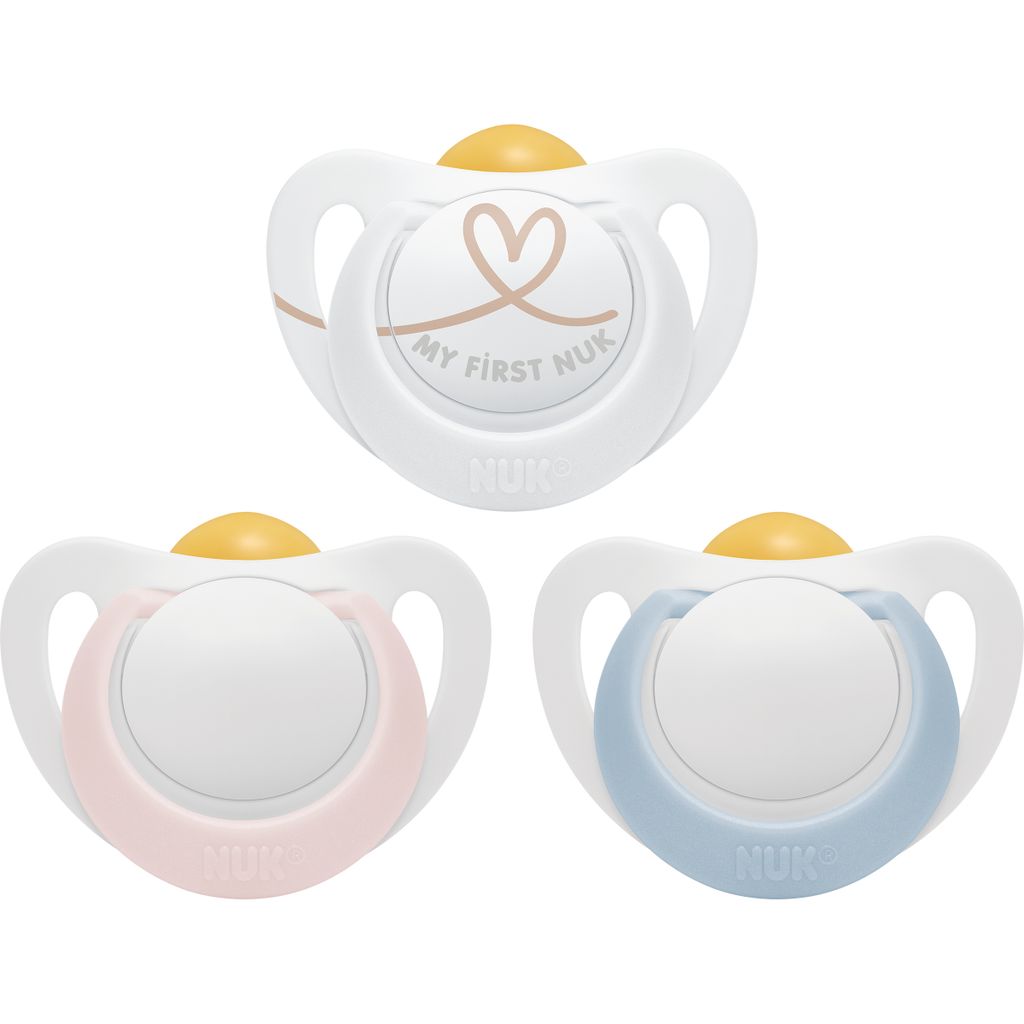 NUK Star Latex Schnuller 0-6 m blau, Gr. 0-6 m Produktbild 
