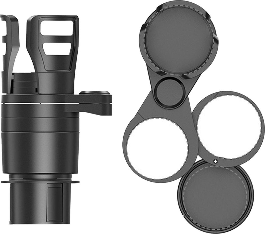 4 in 1 Auto Cup Holder Expander 360 drehbar platzsparend Universal Multifunktions Cupholder