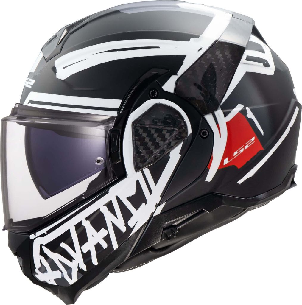 Ls2 opklaphelm ff910 advant ii tape . helmet ff910 advant ii tape m matt bl white