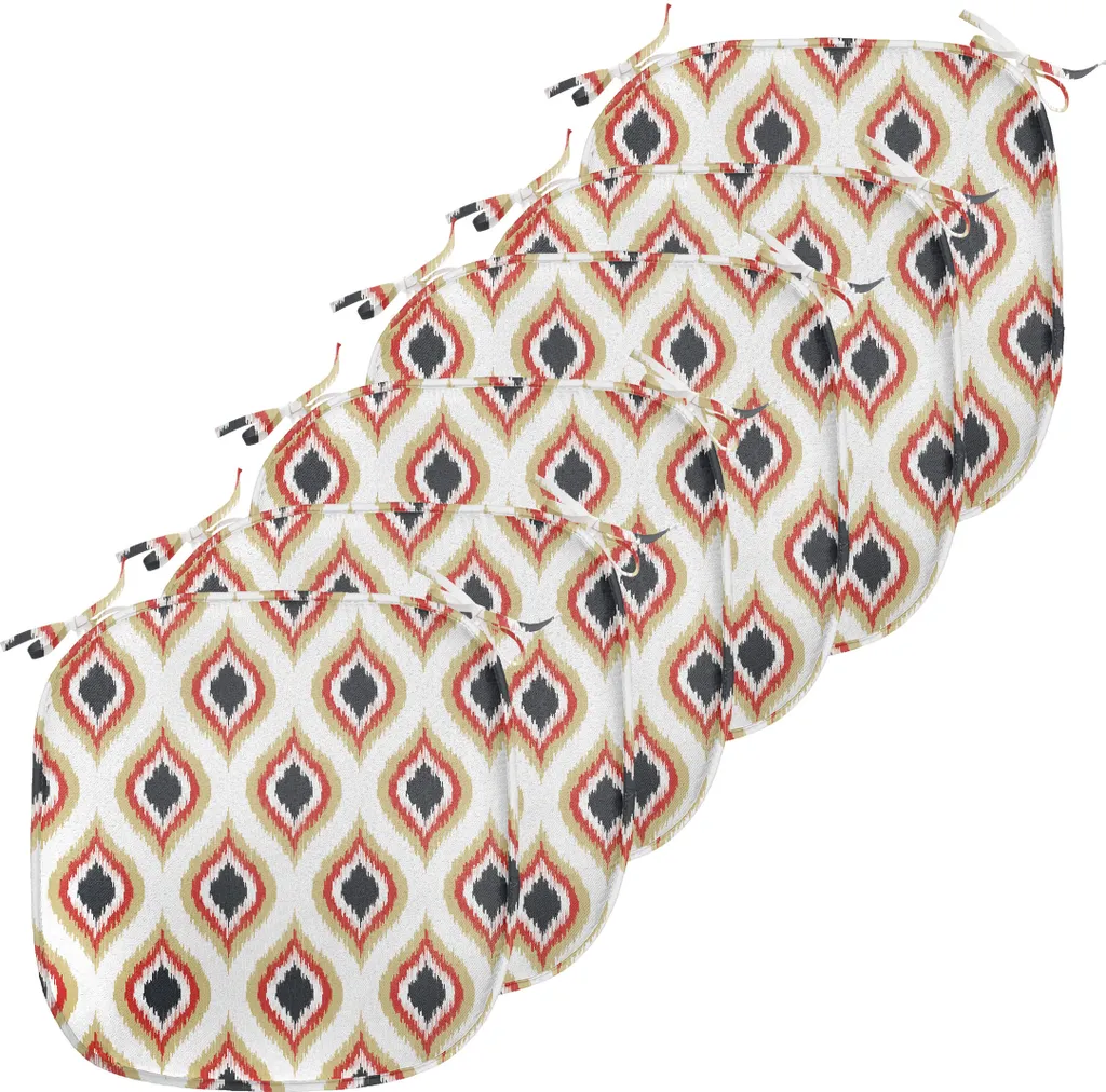 Coussins Décoratifs à Motif Paon Imperméables 40x40 cm Lot de 6 Pièces
