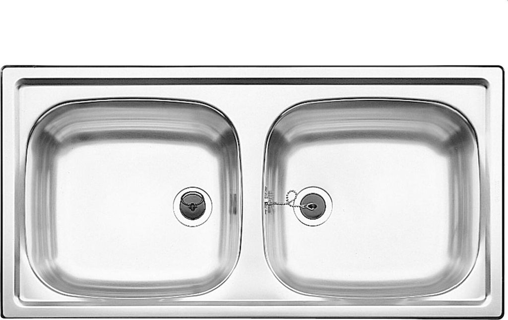 Blanco Top EZ 8 x 4 Edelstahlspüle Naturfinish Set