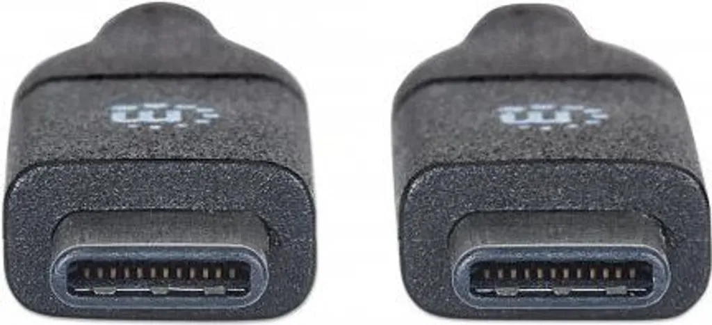 Manhattan 353526 Câble USB-C vers USB-C 1m 3A Noir Charge et Data - 3